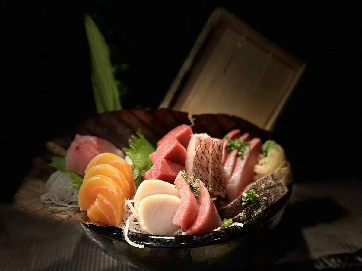 Assorted sashimi platter with fresh seafood at Sushi Empire, an Asian Fusion Restaurant in New Haven